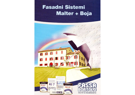 Fasade, fasadni materijal, fasadni malter, fasadne boje